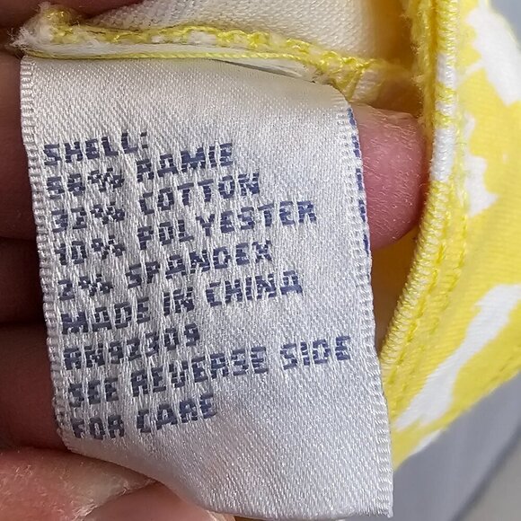 DG2 Diane Gilman Jacket Denim Yellow Aztec Southwestern Festival Trucker XS - Picture 13 of 15